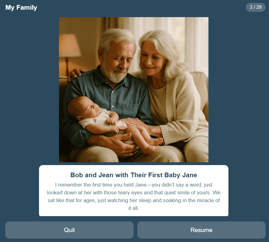 Auto Play Memory Activity